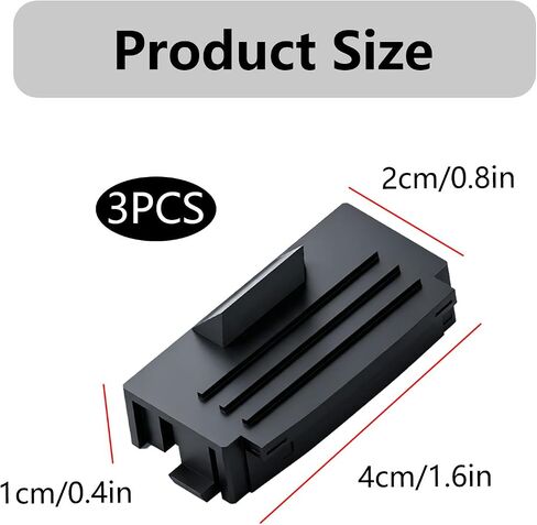 3Pcs Dust Bin Clip Replacement Latch for Shark Matrix Plus Robot Vacuum, Snap-in Secure Locking Replacement Parts in Saudi Arabia
