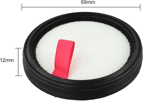Washable Tank Filter for YONNDER E1 Cordless Vacuum, Reusable Dust Catcher, Black & White, 1 Pack(4pcs) in Saudi Arabia