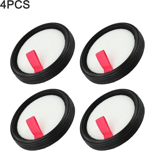 Washable Tank Filter for YONNDER E1 Cordless Vacuum, Reusable Dust Catcher, Black & White, 1 Pack(4pcs) in Saudi Arabia
