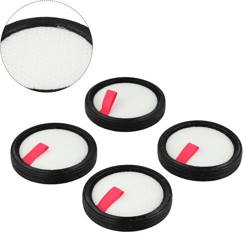 Washable Tank Filter for YONNDER E1 Cordless Vacuum, Reusable Dust Catcher, Black & White, 1 Pack(4pcs) in Saudi Arabia