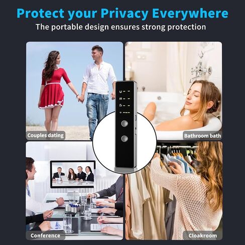 MM CAMMPRO Hidden Camera Detectors, Anti-Spy Camera Detector, All in One Hidden Devices Detector with 5 Detection Modes, Bug Detector Electronic Sweeper for Travel, Hotel, Home, Car, Office in Saudi Arabia