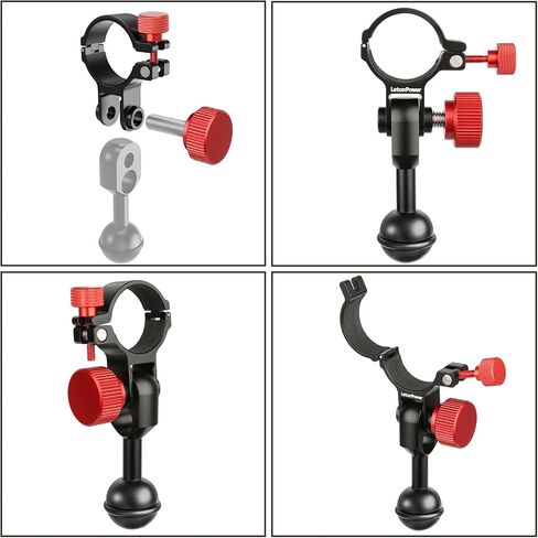 1-inch Ball Head to YS Clip-on Underwater Light Adapter for Tynny-13FD Underwater Light, Suitable for Underwater Photography in Saudi Arabia