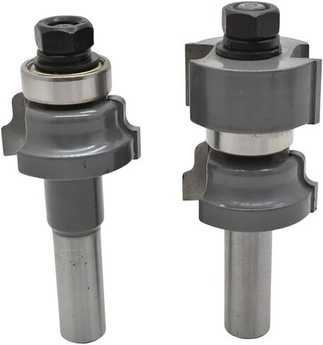 8894 MLCS Window Sash Matched Rail and Stile Two Piece Router Bit Set for 1 Inch to 1-1/2 Inch stock, 1/2" Shank in Saudi Arabia