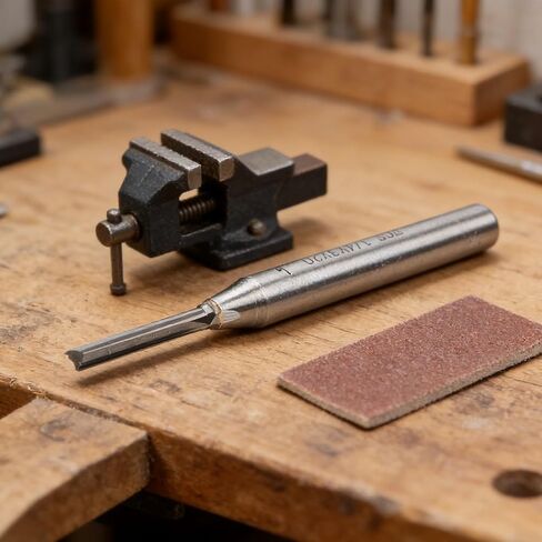 3mm TCT Carbide Straight Router Bit with 1/4 Inch Shank for Precision Cutting of MDF, Particleboard and Paint-Free Boards, Compatible with Most Trimmers, 36-Side Grinding Design for Smooth Finish in Saudi Arabia
