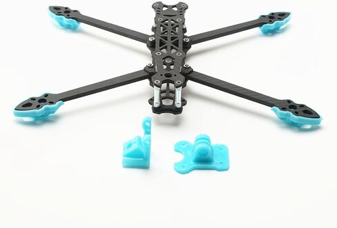 HXBER Mark4 7inch 295mm with 5mm Arm Quadcopter Frame 3K Carbon Fiber 7'' FPV Freestyle Racing Drone with Blue Print Parts for DIY FPV in Saudi Arabia
