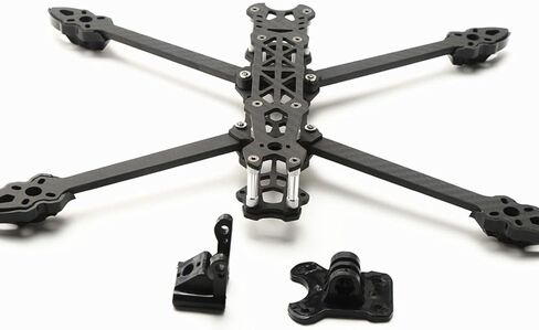 HXBER Mark4 7inch 295mm with 5mm Arm Quadcopter Frame 3K Carbon Fiber 7'' FPV Freestyle Racing Drone with Black Print Parts for DIY FPV in Saudi Arabia