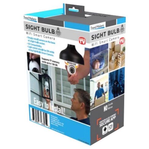 Support Plus Sight Bulb Security Camera, Indoor/Outdoor, 1080p, Motion-Activated in Saudi Arabia