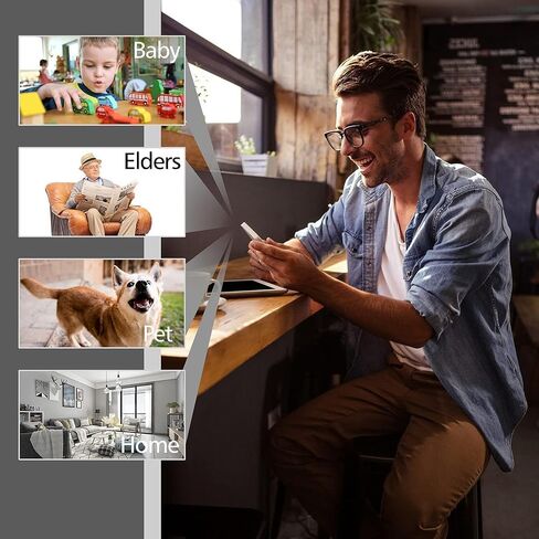 1080P WiFi Camera Home Security Camera Wireless Home Security Camera Indoor and Outdoor Security Video Camera is Used for Home Monitoring in Saudi Arabia