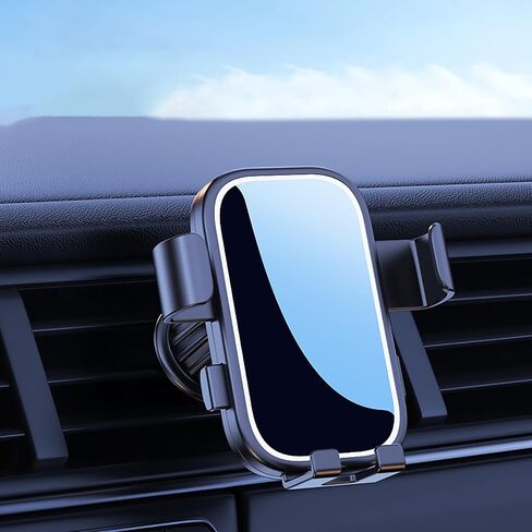Car Phone Holder for Volvo XC40 XC60 II I XC90 XC90 II, 360° Rotatable Dashboard & Vent Mount, One-Hand Operation, Auto Lock, Shockproof Cell Phone Holder,B in Kuwait