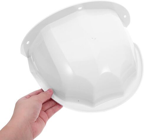 PartyKindom 3pcs Security Camera Shield Sun Rain Cover Abs Plastic Shelter Roof for Dome Cameras Outdoor Protective Cover Minimizes Dust Accumulation for Coastal and Commercial Use in Kuwait