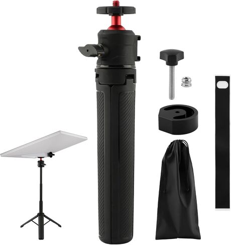 Starlink Mini Tripod Mount Kit , 360° Tilt & Height Adjustable Portable Starlink Mini Stand with Storage Bag and Aluminum Adapter, Heavy Duty Metal Satellites Holder for Outdoor Camping, RV Travel in Saudi Arabia