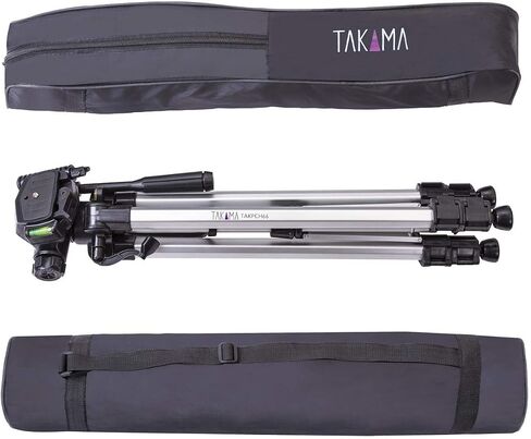 Aluminum 3-Section Tripod with 3-Way Head, 66" Max Height in Kuwait