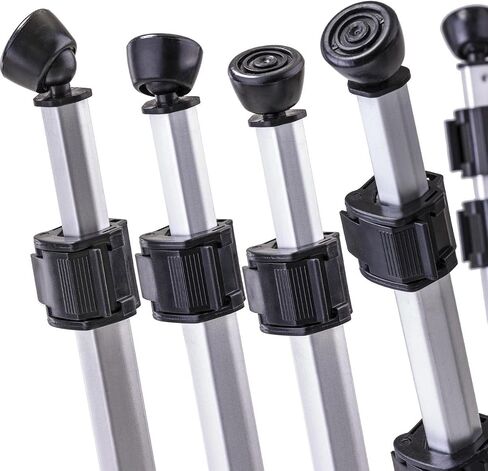 Aluminum 3-Section Tripod with 3-Way Head, 66" Max Height in Kuwait