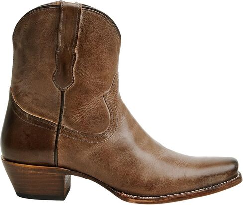 Cleo + Wolf Women's Women's Fern Western Booties Square Toe Chocolate 6 1/2 M US in Saudi Arabia