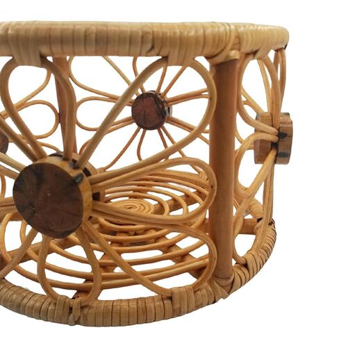 Handwoven Vintage Rattan Basket For Newborn Photography Create A And Safe Environment For Your Baby Photos in Saudi Arabia