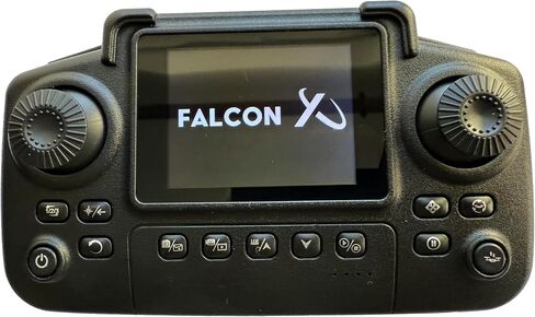 Falcon X 4K Camera Drone with Built-In Screen Remote Controller, WiFi FPV Foldable Quadcopter with 3 Batteries & Carrying Case – Beginner-Friendly Drone for Adults in Saudi Arabia