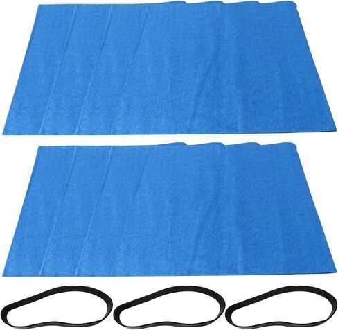 8 Pack 25-1217 Reusable Dry Filter with Bands for Porter Cable 4 Gallon Vac PCX18301-4B - Welsdolk in Kuwait
