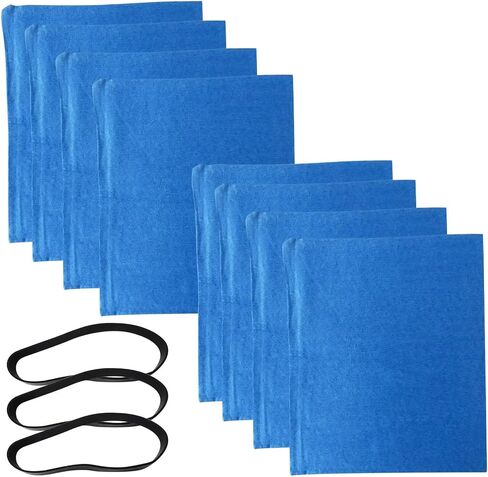 8 Pack 25-1217 Reusable Dry Filter with Bands for Porter Cable 4 Gallon Vac PCX18301-4B - Welsdolk in Kuwait