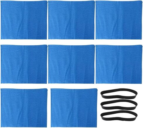 8 Pack 25-1217 Reusable Dry Filter with Bands for Porter Cable 4 Gallon Vac PCX18301-4B - Welsdolk in Kuwait