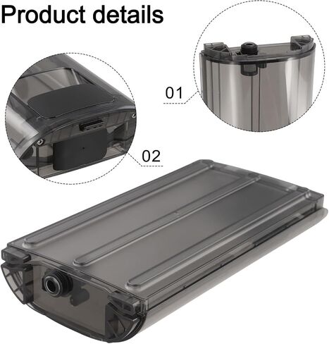 Replacement Clean Water Tank for Dreame H15 Pro Heat T40 Wet Dry Vacuum, High Capacity PE Plastic Fresh Reservoir Accessory in Saudi Arabia