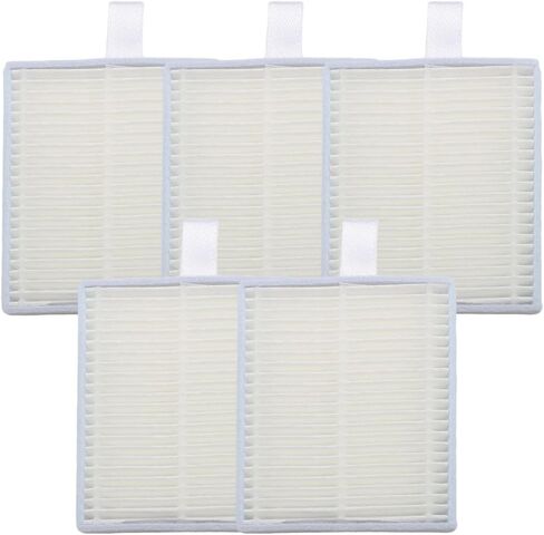 For Filter For Roborock For Q7 M5/ For Q7 M5+/ For Q7 TF/For Q7 L5/Q7B | Filter Paper Material, Captures Particles, Easy Install, for ideal For Pets And , 5-pack Replacement Kit in Saudi Arabia
