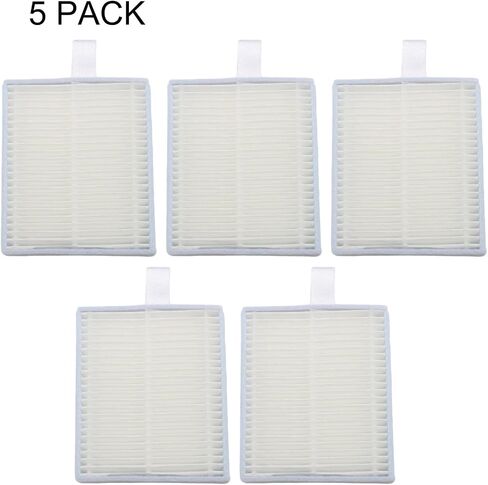 For Filter For Roborock For Q7 M5/ For Q7 M5+/ For Q7 TF/For Q7 L5/Q7B | Filter Paper Material, Captures Particles, Easy Install, for ideal For Pets And , 5-pack Replacement Kit in Saudi Arabia