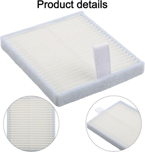 For Filter For Roborock For Q7 M5/ For Q7 M5+/ For Q7 TF/For Q7 L5/Q7B | Filter Paper Material, Captures Particles, Easy Install, for ideal For Pets And , 5-pack Replacement Kit in Saudi Arabia