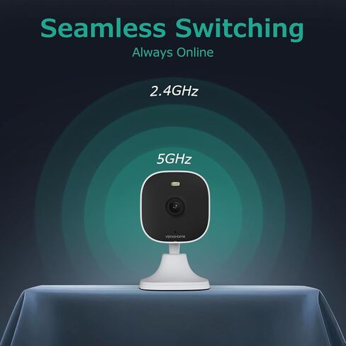 4MP Cameras for Home Security, Outdoor Security Camera, 2.4g/5g Outdoor Cameras for Home Security Indoor,House Cameras with Audio and Video, Plug and Play, Support 128G Card Storage(Not Included) in Saudi Arabia