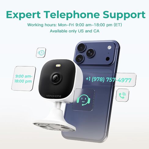 4MP Cameras for Home Security, Outdoor Security Camera, 2.4g/5g Outdoor Cameras for Home Security Indoor,House Cameras with Audio and Video, Plug and Play, Support 128G Card Storage(Not Included) in Saudi Arabia