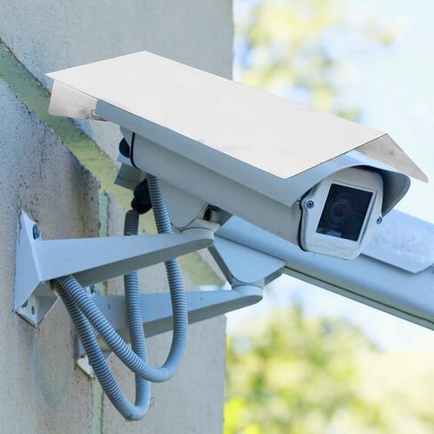 iplusmile Camera Rain Cover for Weather Protection Stainless Steel Universal Compatibility Sturdy Metal Material for Bullet and Dome Cameras in Kuwait