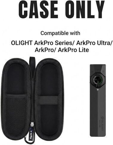 Case for OLIGHT ArkPro Series/ArkPro Ultra/ArkPro/ArkPro Lite - Hard Travel Protective Carrying Storage Bag, Box Only (Case Only) (Black) in Saudi Arabia