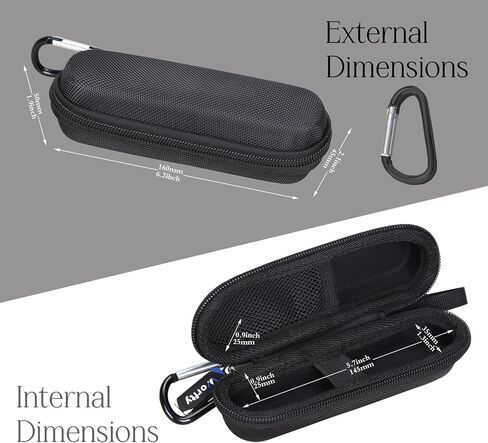 Case for OLIGHT ArkPro Series/ArkPro Ultra/ArkPro/ArkPro Lite - Hard Travel Protective Carrying Storage Bag, Box Only (Case Only) (Black) in Saudi Arabia