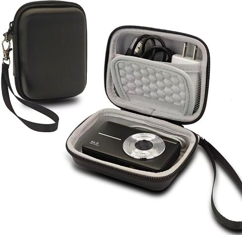 Digital Camera Case for KODAK PIXPRO FZ55 FZ53 FZ45 FZ43 for CAMKORY/for Kodak Pixpro/for Sony DSCW800 830/for Canon PowerShot ELPH 180 190 SX740 HS SX730 HS SX720 HS SX620 HS/ G7 X Mark III, Black in Kuwait