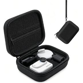 360 GO 3S Case, Portable Carrying Bag Compatible for Insta 360 GO 3S/GO | Hard Storage Bag with Wrist and Carabiner, Surface Waterproof Travel kit Combo Accessories in Saudi Arabia