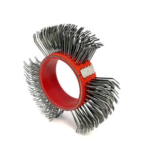 Abrasive Wire Wheel Belt/Bristle Blasting Wheels for Surface Blaster, 1PCS | 0.7mm Carbon Spring Steel, 23mm Coarse Metal Blaster Wheels in Kuwait