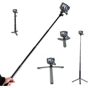 for Tripod Selfie Stick Rod Aluminum Alloy Stent 1/4 Screw Fixed Base Mount Holder for DJI for OSMO Action Drone Parts(Extension Rod) in Saudi Arabia