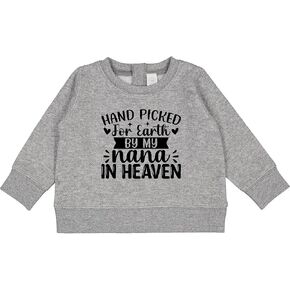 inktastic Hand Picked for Earth By My Nana in Heaven Baby Sweatshirt in Kuwait