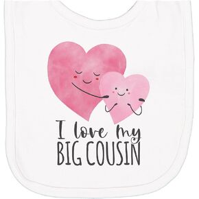 I Love My Big Cousin Newborn Bib in Kuwait