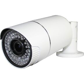 SINIS 2MP Analog Security Camera, Outdoor Bullet with 165ft IR Night Vision | 72 IR Leds,2.8mm-12mm Manual Focus/Zoom Varifocal Lens,4-in-1(TVI/AHD/CVI/CVBS),Weatherproof IP67,Big White Metal Housing in Saudi Arabia