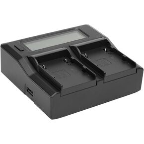 Dual Smart Charger with LCD Screen for Canon BP-A60 Battery in Saudi Arabia