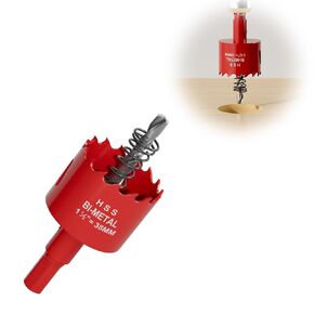 4-1/2" (114mm) Bi-Metal M42 High Speed Steel Hole Saw | with Pilot Drill Bit, Smooth Cutting Edge for PVC, Drywall, Wood, Plastic, Gypsum Board, Rubber, Thin Metal in Saudi Arabia