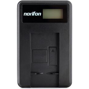 Norifon BN-VF808 LCD USB Charger for JVC GR-D750U, GR-D850, GZ-HD3 | Compatible with JVC GZ-HD30, GZ-HD300, GZ-HD310, GZ-HD320, GZ-HD40, GZ-HD5, GZ-HD6, GZ-HD7, GZ-MG330, GZ-MG36 in Kuwait