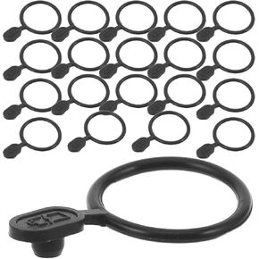 Silicone Waterproof Dust Plug Torch Charging Hole Protective Cap Ring Easy Installation and Dustproof Durability 20pcs for Flashlight Charging Port for Outdoor Photography in Kuwait