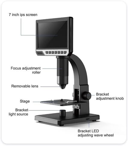 Lab Microscope Accessories 2000X Digital Microscope Camera for USB Electronic Industrial Microscopes in Saudi Arabia