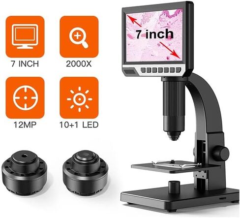 Lab Microscope Accessories 2000X Digital Microscope Camera for USB Electronic Industrial Microscopes in Saudi Arabia