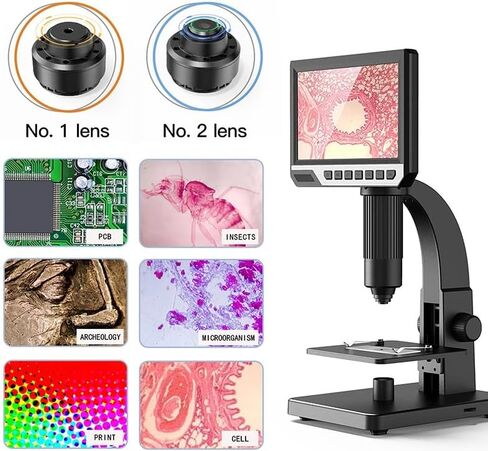 Lab Microscope Accessories 2000X Digital Microscope Camera for USB Electronic Industrial Microscopes in Saudi Arabia
