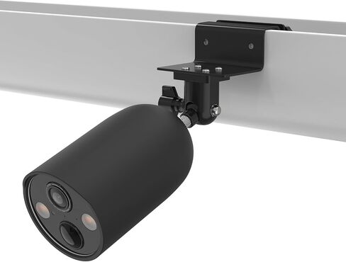 Gutter Mount Bracket with Silicone Cover Skins Compatible with TP-Link Tapo MagCam C425，Tapo MagCam C402 Security Camera(Black) in Saudi Arabia