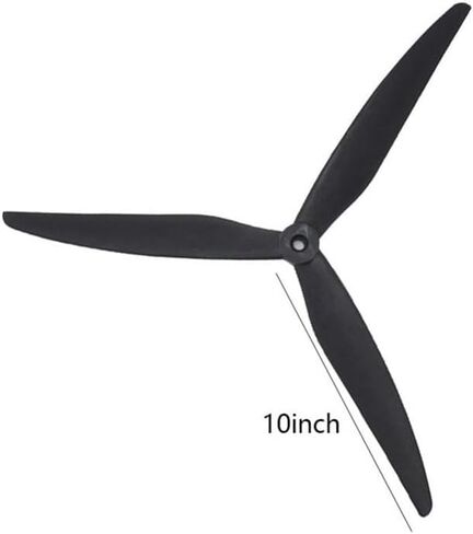 4pcs 1050 10 Inch 3-blade Carbon Fiber Nylon Propellers For RC FPV Racing Drone in Kuwait