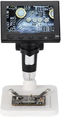 Microscope 2.0MP USB Digital Electronic Microscope 1000x 4.3 LCD Display with 8LED and Stent in Saudi Arabia