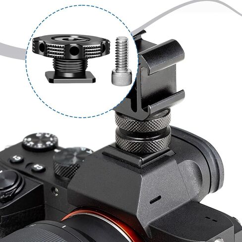 Compact Aluminum Hot Shoe Adapter for Cameras in Kuwait